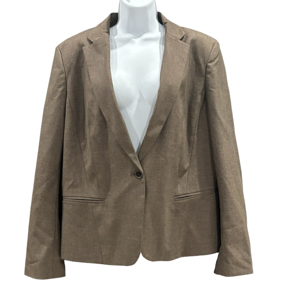 NWT Ann Taylor Black Label Gorgeous Brown Blazer Womens size 18